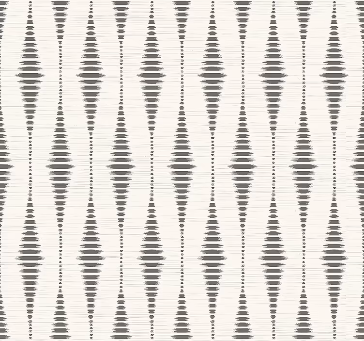 Cortina roller habitación matrimonio rabaul ikat gris y beige - TenVinilo