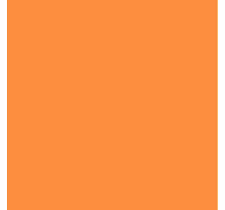 Cortina roller cocina naranja monocolor - TenVinilo