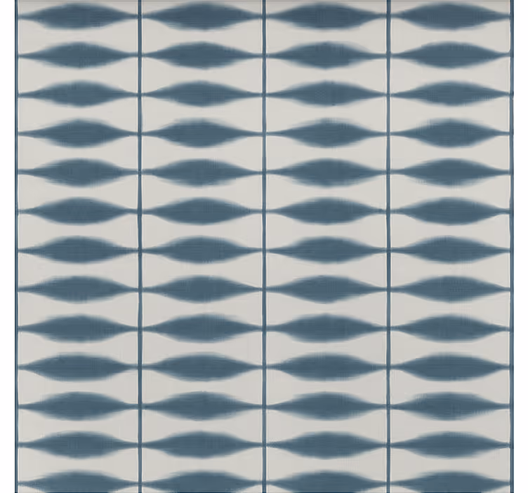 Cortina roller baño mezclilla shibori - TenVinilo