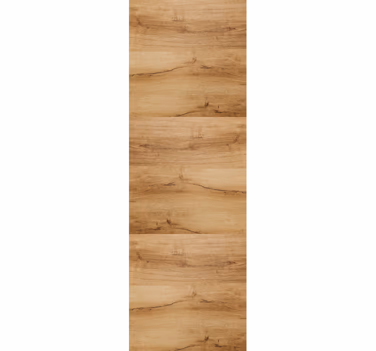 Cortina roller despacho tablones de madera beige rústica - TenVinilo