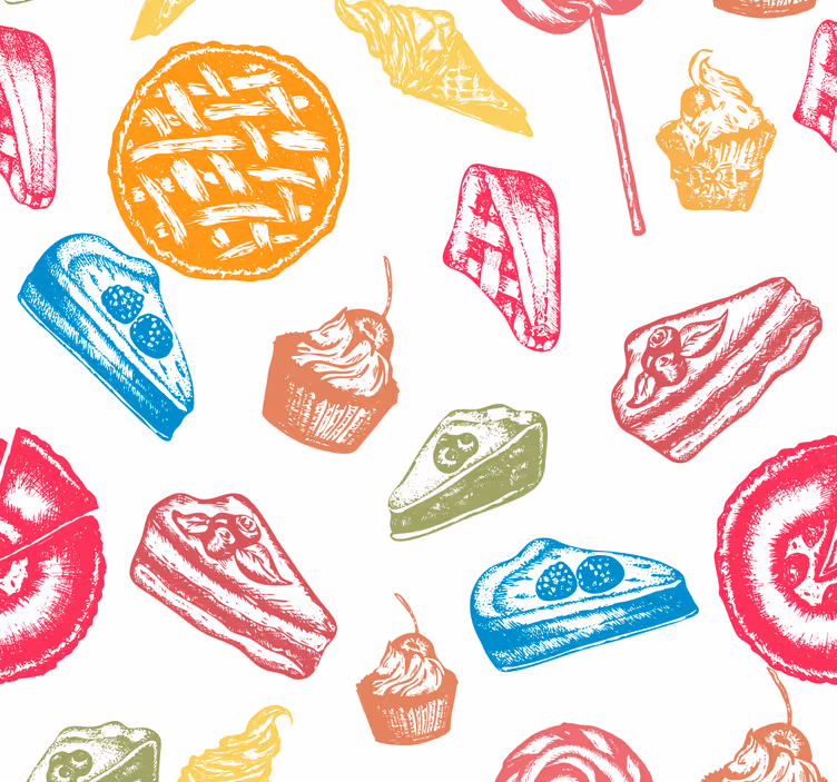 Cortina roller cocina dulces tentaciones - TenVinilo
