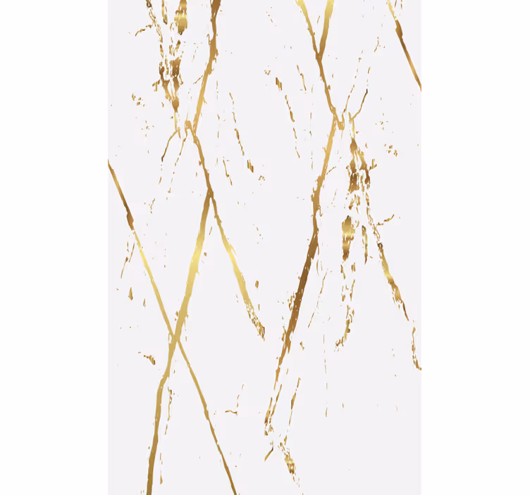Cortina roller comedor rayas de mármol dorado - TenVinilo