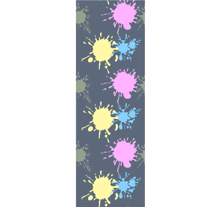 Cortina roller infantil pared multicolor - TenVinilo