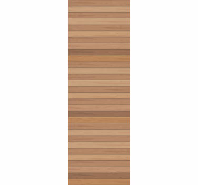 Cortina roller oficina tablones de madera rústica elegante - TenVinilo