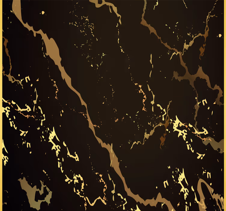 Cortina roller oficina textura mármol negro dorado - TenVinilo