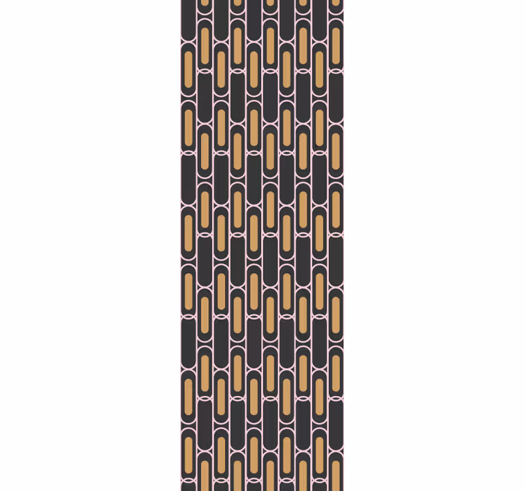 Cortina roller moderno diseño de líneas geométricas - TenVinilo