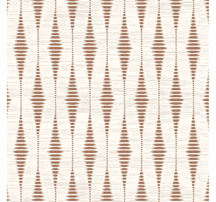 Cortina roller beige mousse de chocolate ikat - TenVinilo