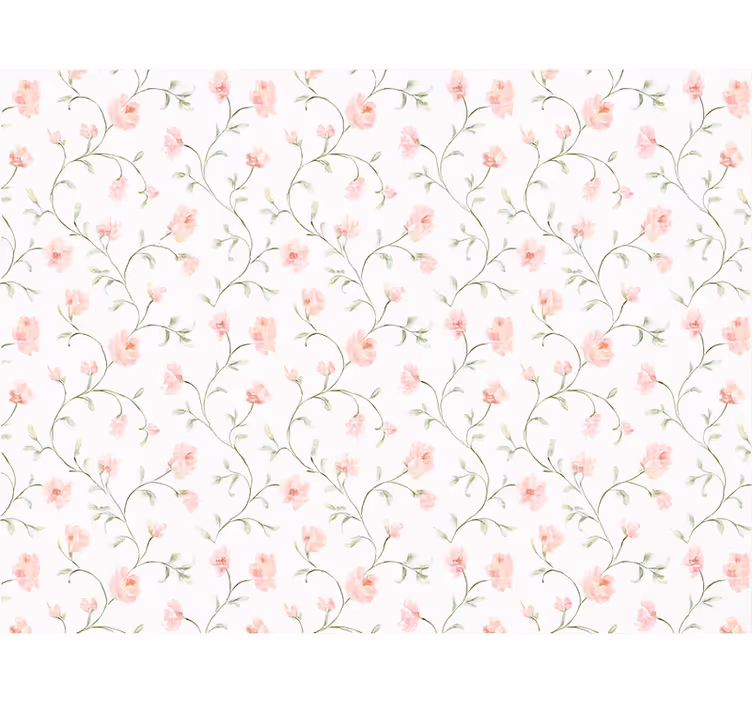 Cortina roller rosa flor botánica rosa - TenVinilo