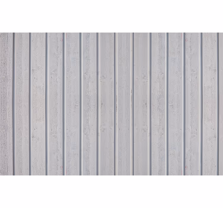 Cortina roller gris listones de madera blanca - TenVinilo
