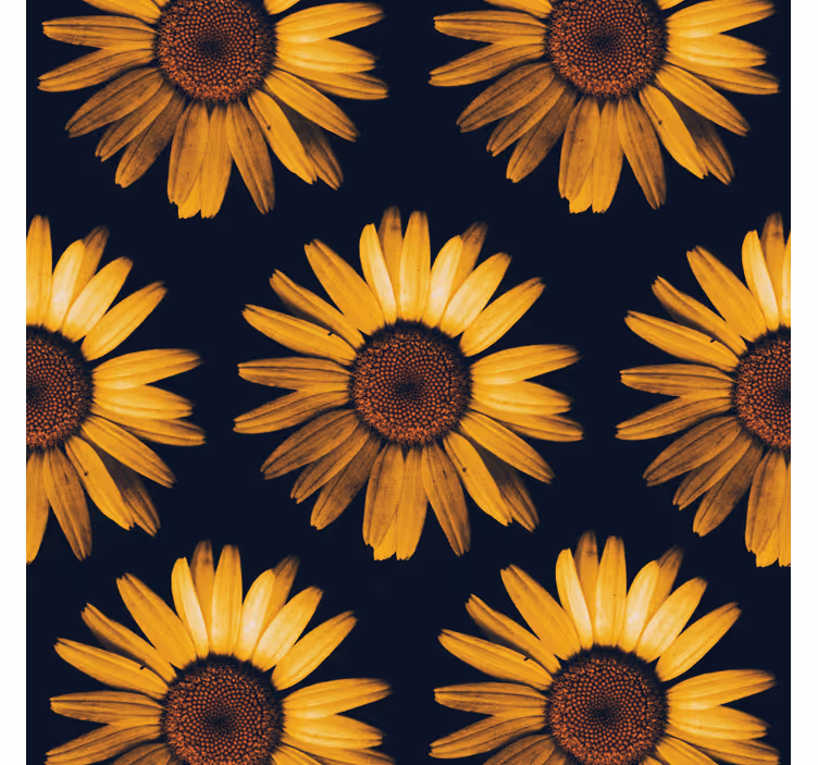 Cortina roller living comedor girasol amarillo - TenVinilo