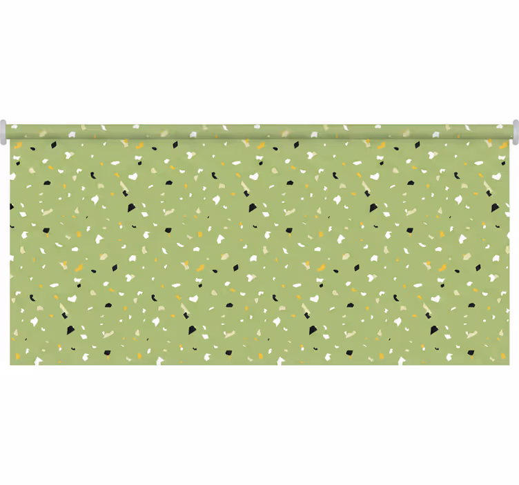 Cortina roller verde terrazzo verde - TenVinilo