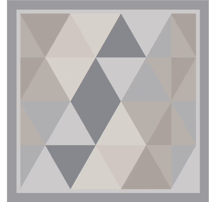 Cortina roller gris triángulos gris pantone - TenVinilo