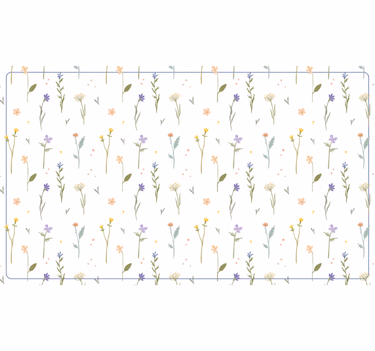 Cortina roller blanca ramas pequeñas de primavera - TenVinilo