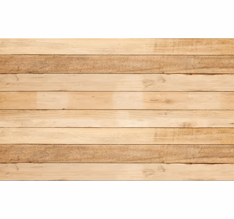 Cortina roller beige tablones de madera clara - TenVinilo