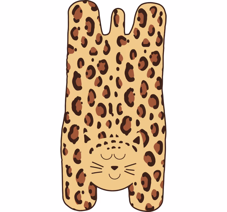 Cortina roller beige cheetah para niños - TenVinilo