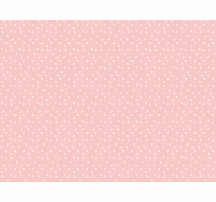 Cortina roller rosa fondo de puntos pastel suave - TenVinilo