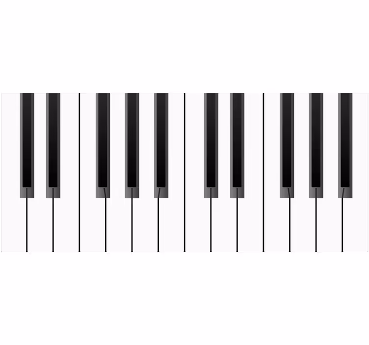 Cortina roller blanca gran piano - TenVinilo