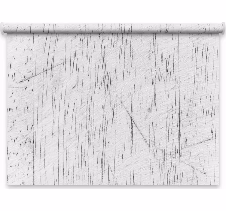 Cortina roller habitación efecto pared rasguñada - TenVinilo