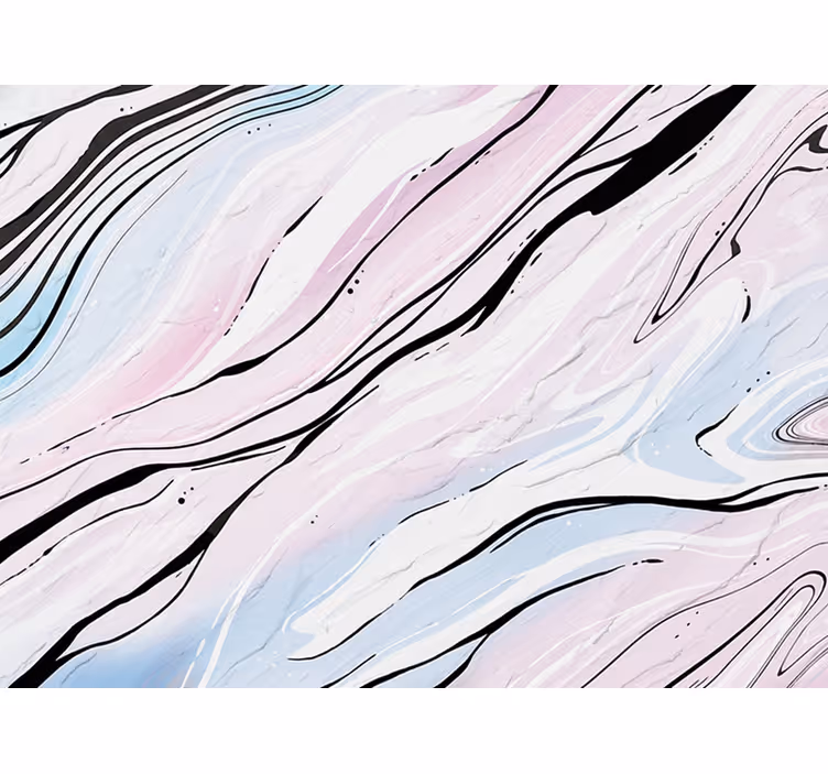 Cortina roller habitación diseño mármol abstracto rosa negro - TenVinilo
