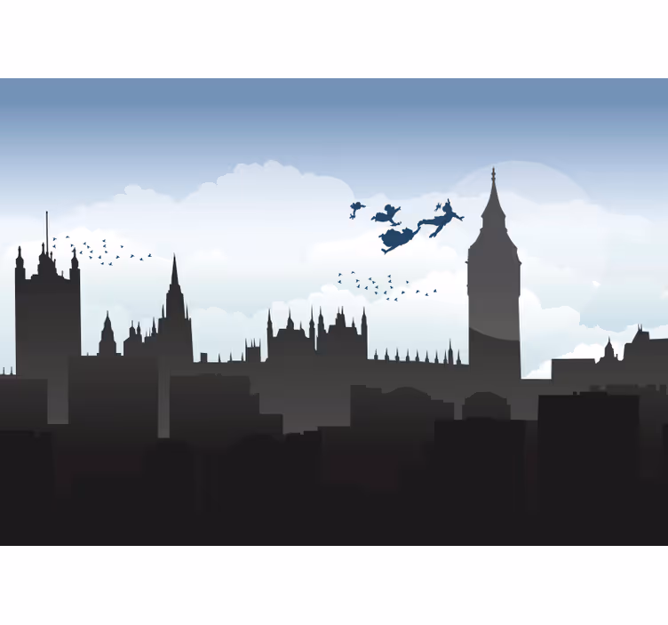 Cortina roller infantil londres para niños - TenVinilo