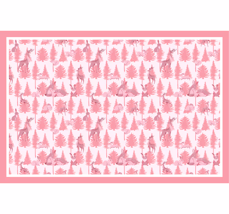 Cortina roller infantil reno rosa precioso - TenVinilo