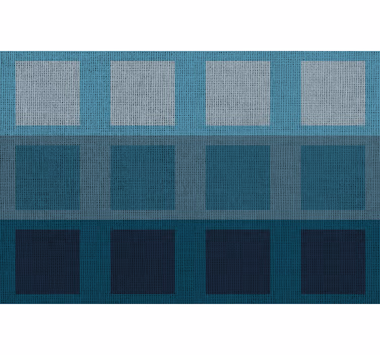 Cortina roller azul mantel individual moderno azul - TenVinilo
