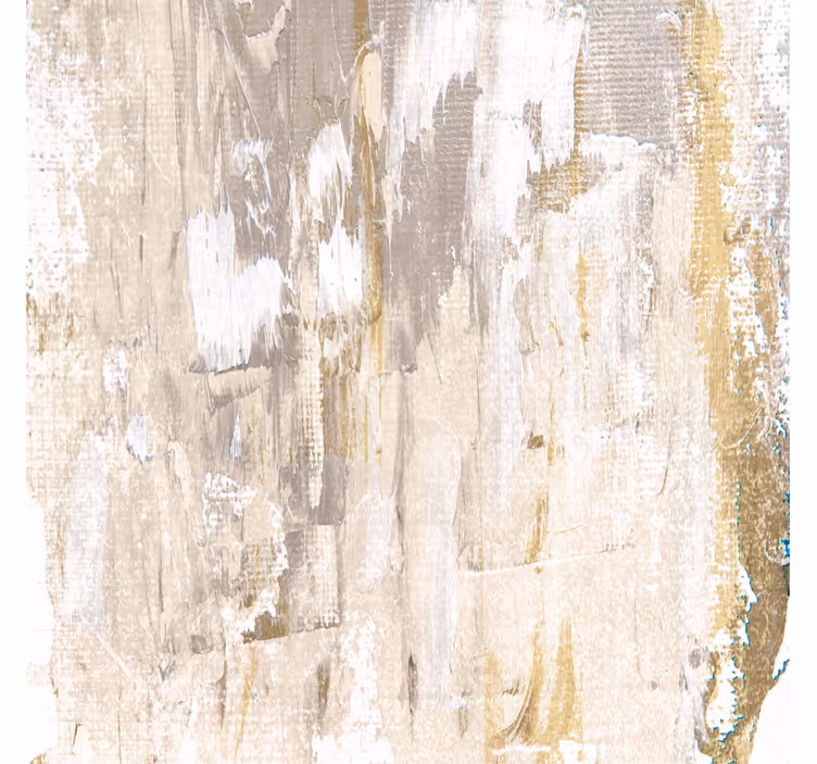 Cortina roller living comedor pintura bosque blanco - TenVinilo