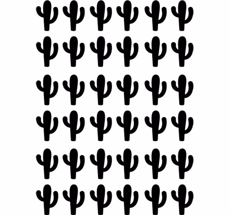 Cortina roller juvenil sticker de cactus - TenVinilo