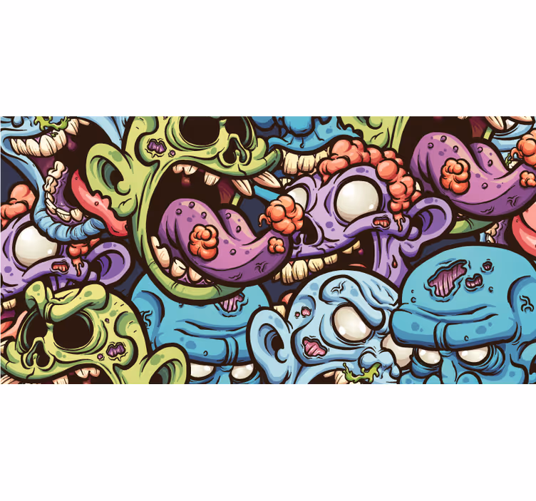 Cortina roller geek zombis - TenVinilo