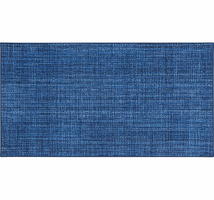 Cortina roller textura efecto tela azul - TenVinilo