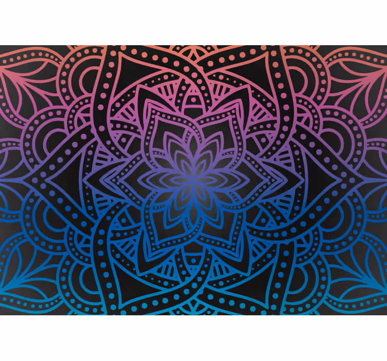 Cortina roller zen mandala intrincado - TenVinilo