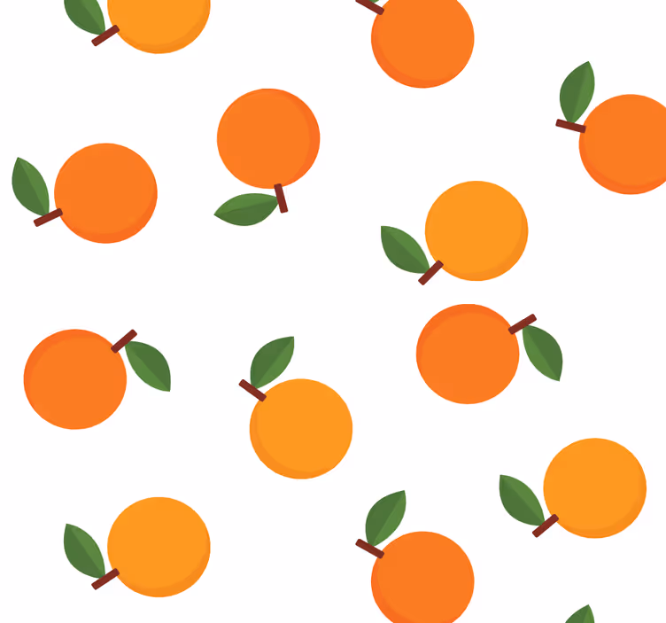Cortina roller naranja naranjas elegantes - TenVinilo