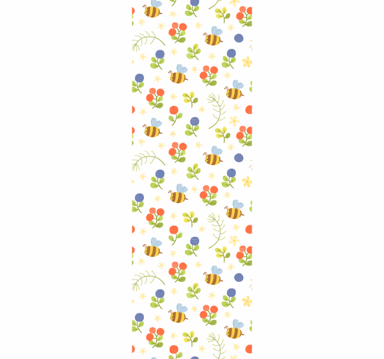 Cortina roller para bebé diseño de abejitas lindas - TenVinilo