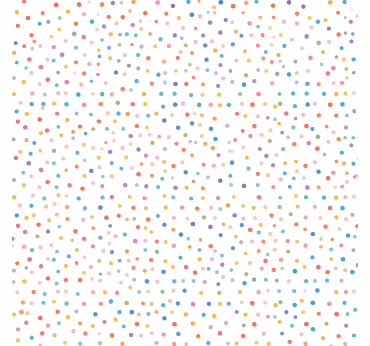 Cortina roller baño ancho 300 puntos coloridos - TenVinilo