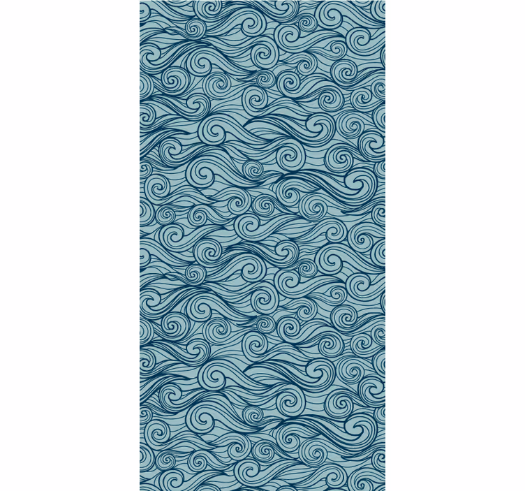Cortina roller textura patrones de ondas fluidas - TenVinilo
