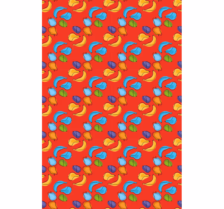 Cortina roller frutas composición de frutas alegres - TenVinilo