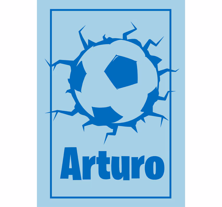 Cortina roller deportes diseño de fútbol personalizado - TenVinilo