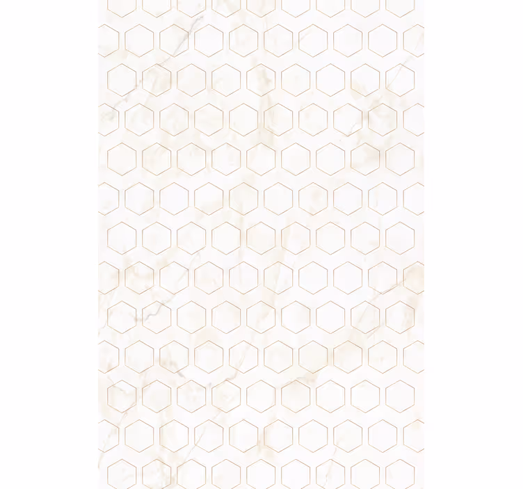 Cortina roller textura patrón hexagonal geométrico - TenVinilo
