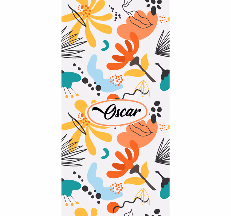 Estor personalizable Arte abstracto con colores brillantes - TenVinilo
