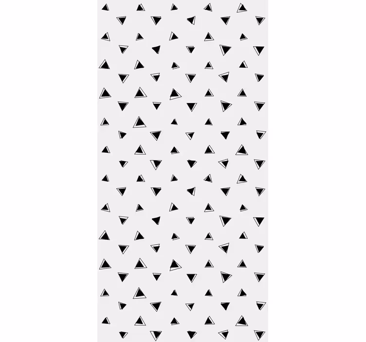 Cortina roller textura diseño de patrón triangular - TenVinilo