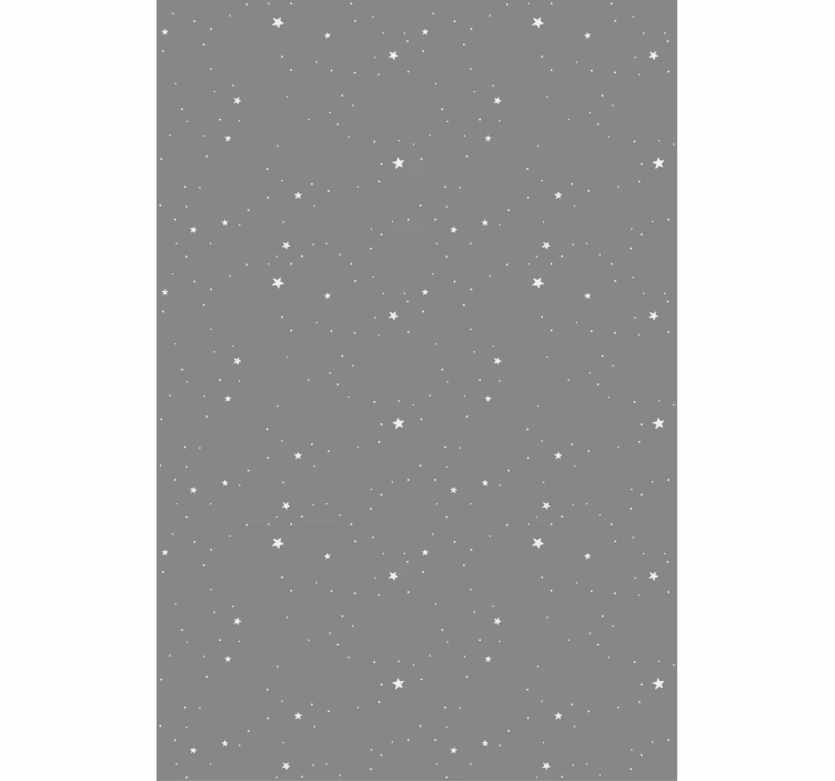 Estor infantil Estrellas blancas fondo gris - TenVinilo
