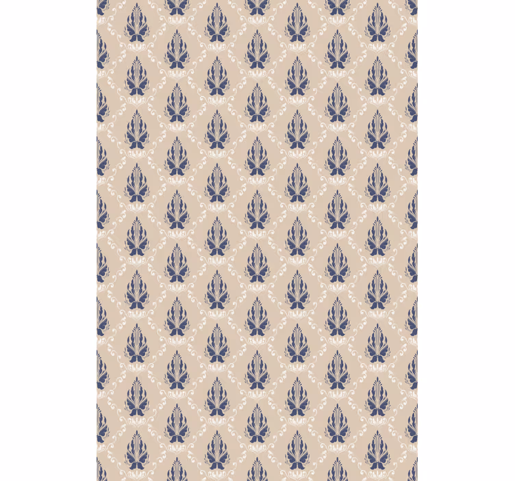 Cortina roller elegante tema botánico delicado - TenVinilo