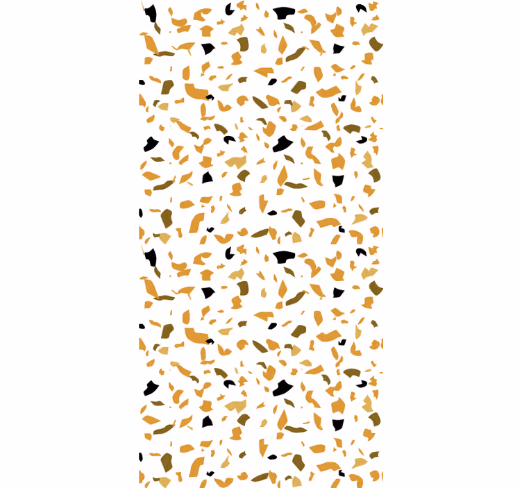 Cortina roller textura terrazo marrón y beige - TenVinilo