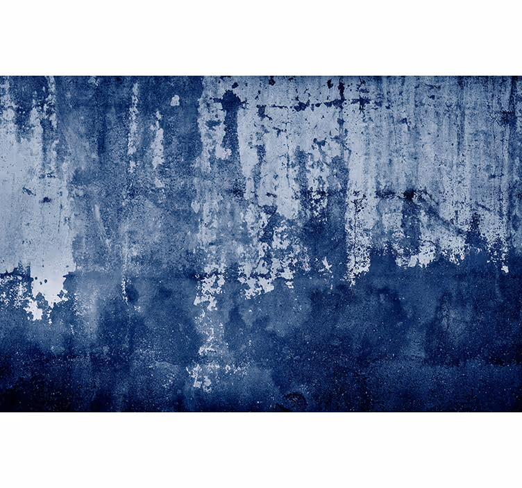 Cortina roller textura superficie azul desgastada - TenVinilo