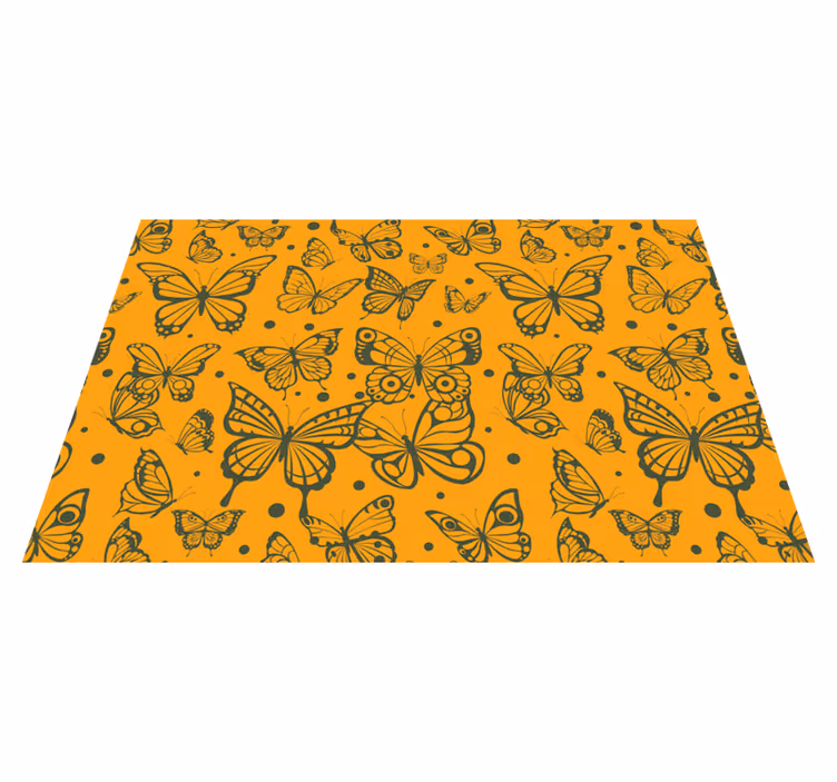 Individual original mesa diseño de mariposas - TenVinilo