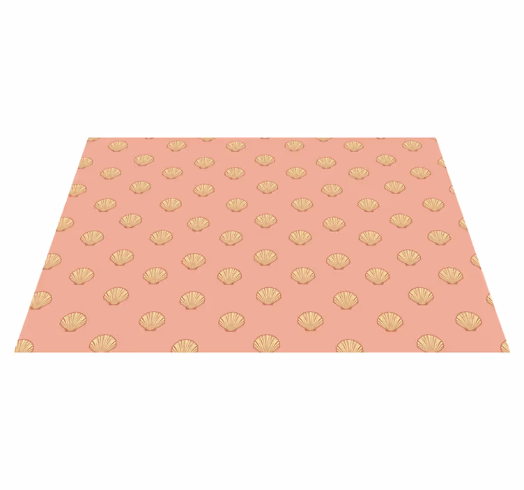 Individual original mesa manteles de patrón conchas - TenVinilo