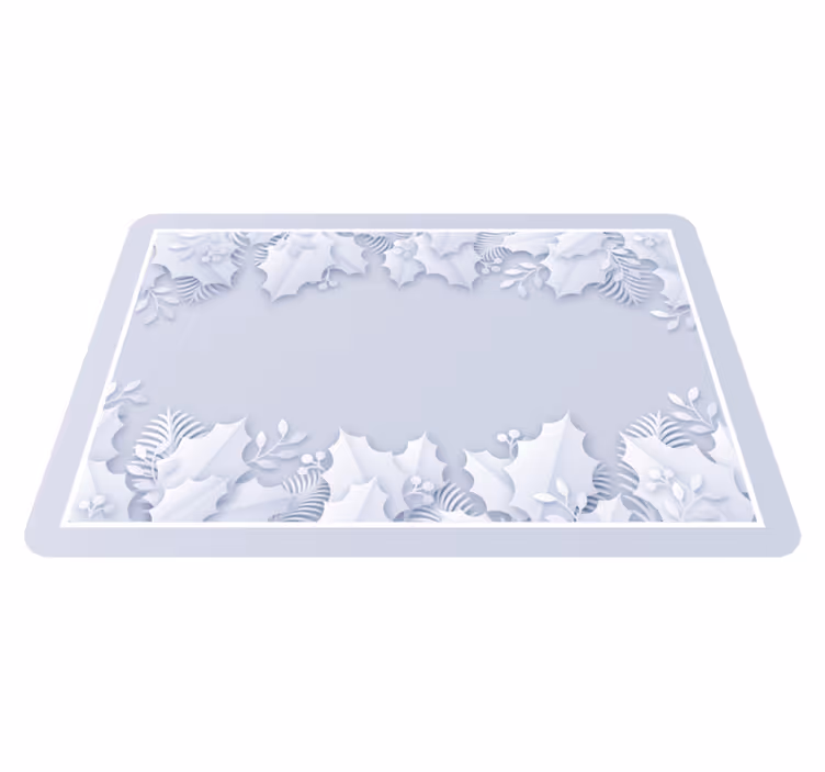 Individual de mesa navideño diseño elegante navideño - TenVinilo