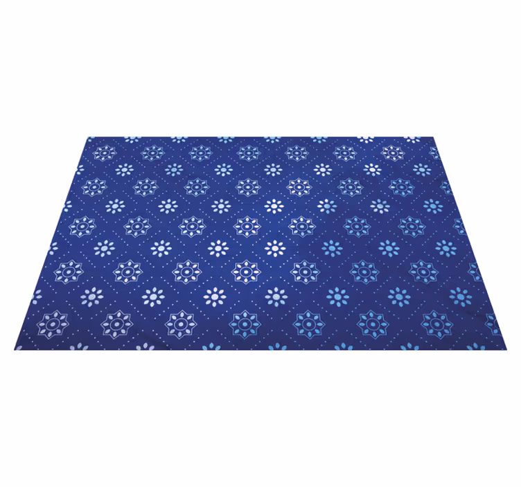 Individual mesa patrón superficie con diseño navy - TenVinilo