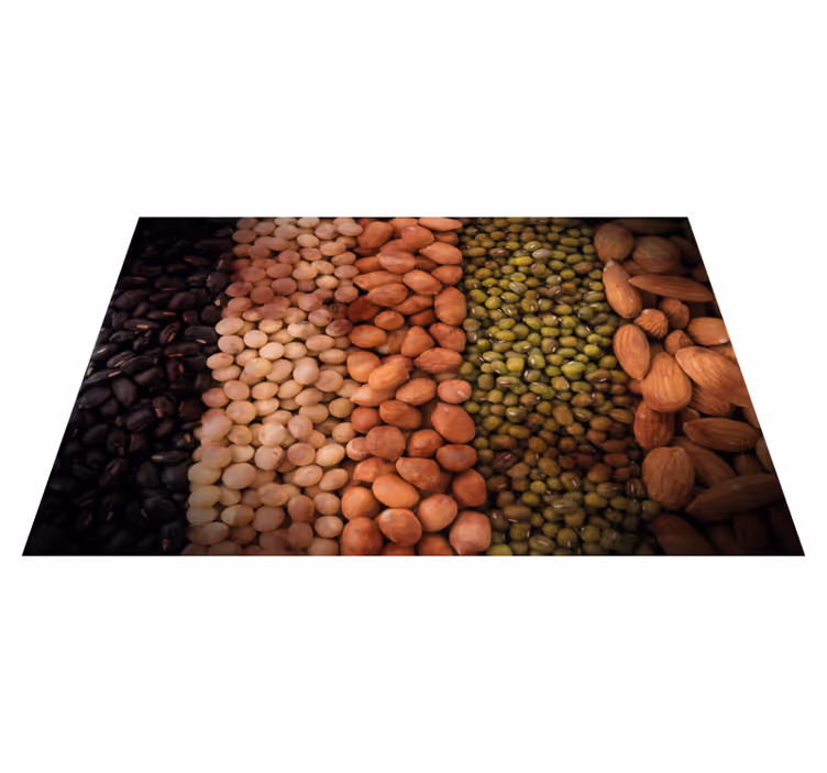 Individual mesa patrón variedad de frutos secos - TenVinilo