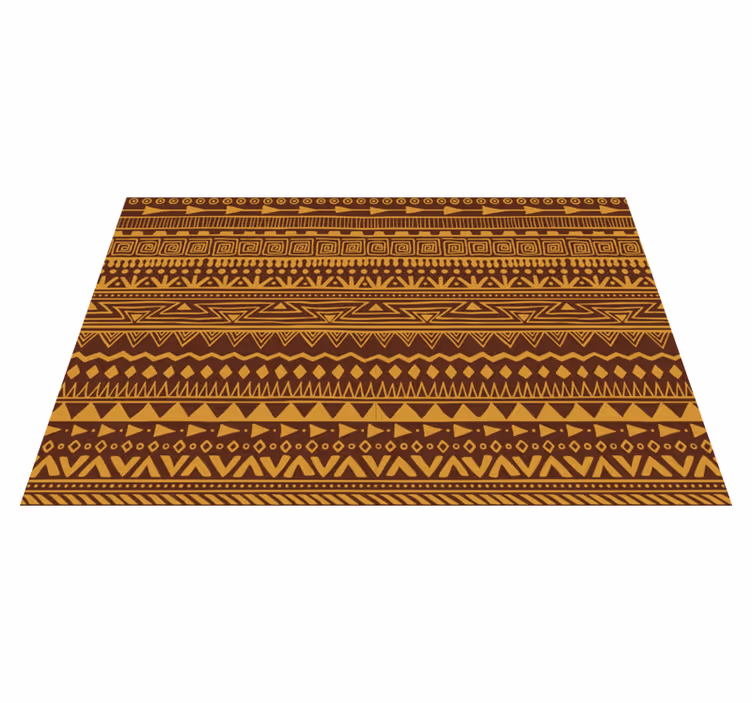 Individual mesa patrón diseño tribal geométrico - TenVinilo